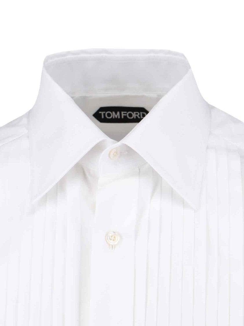 Tom Ford White Cocktail Classic Cotton Shirt