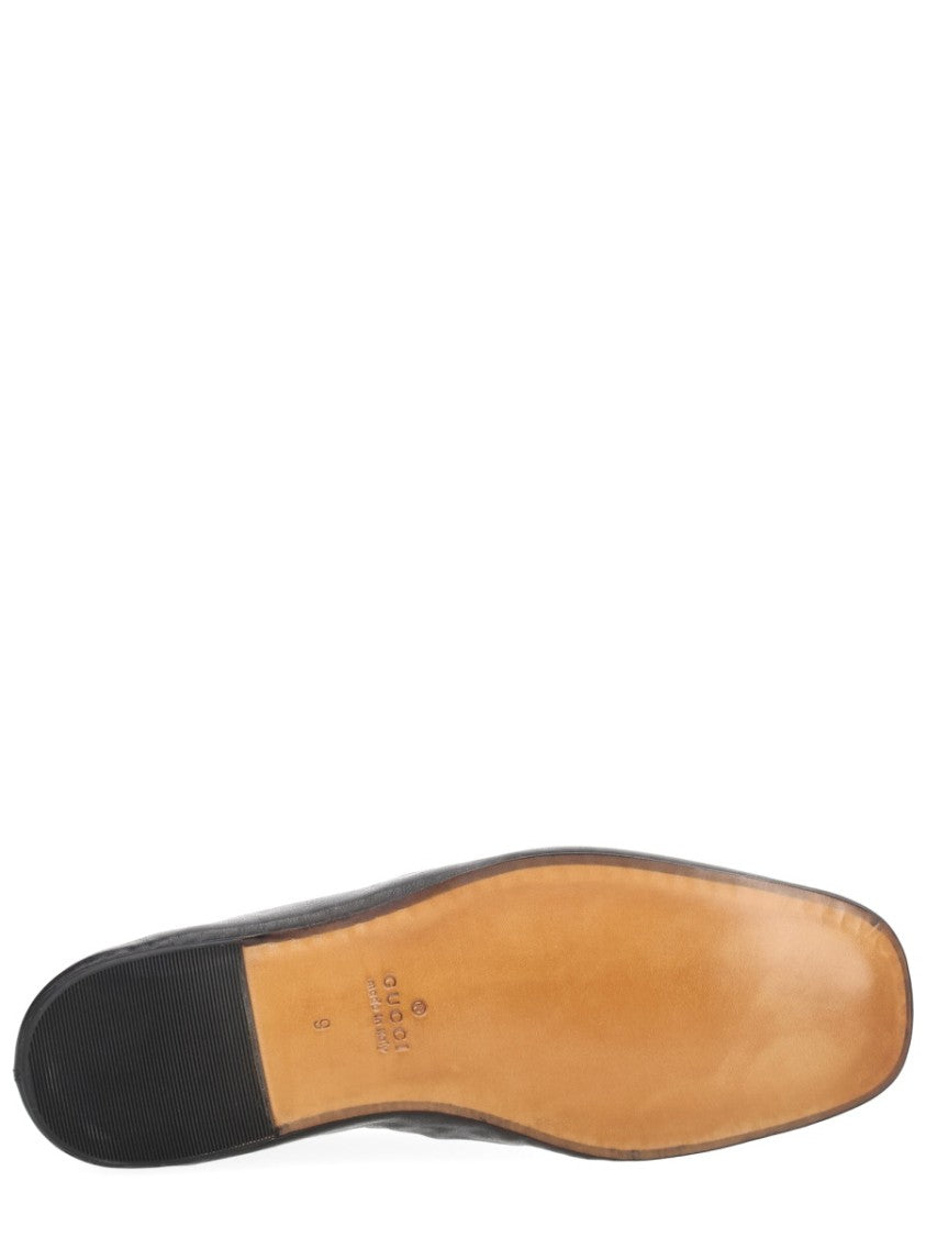 Gucci Ragazzo Horsebit Calf Leather Loafers