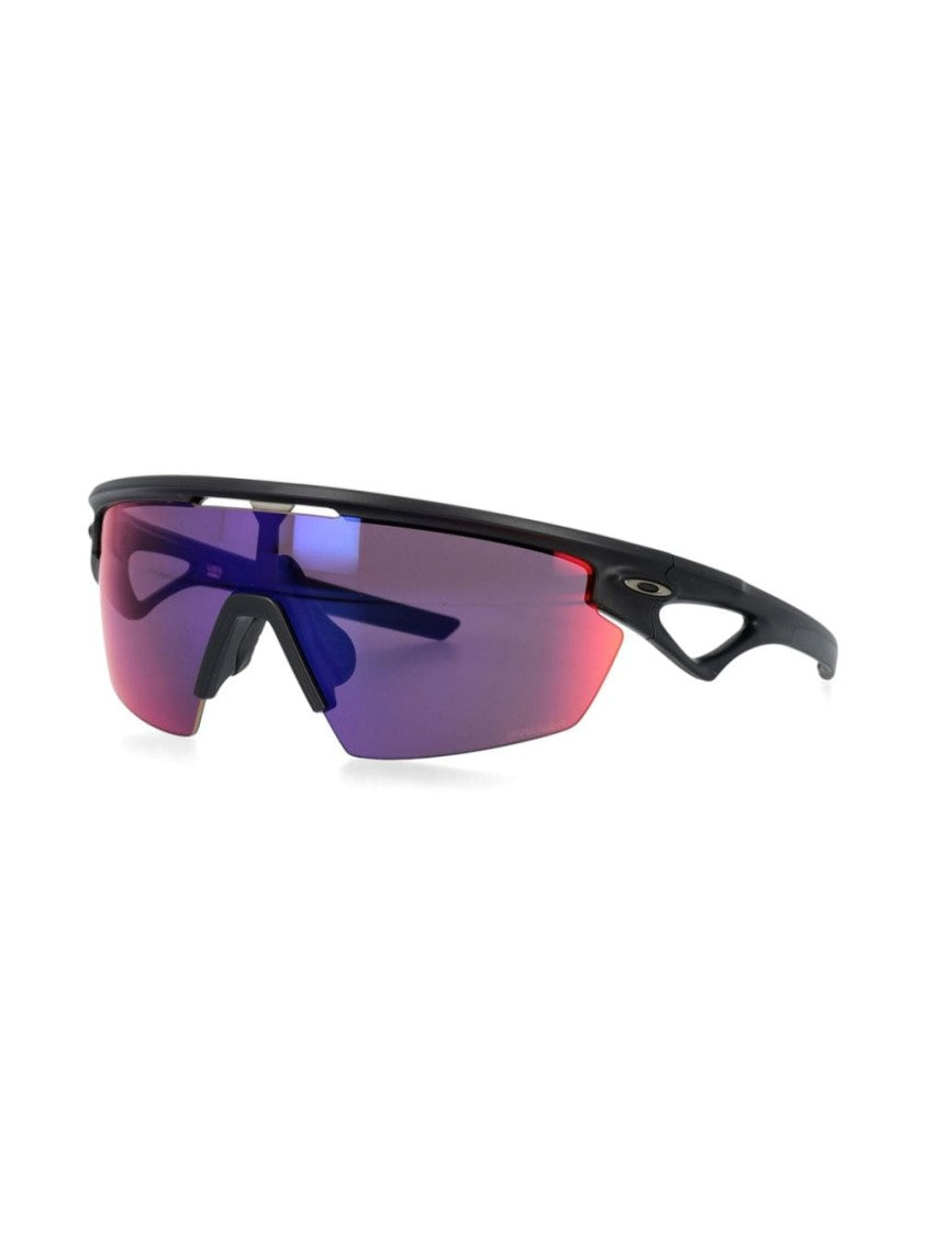 Oakley Aerodynamic Wraparound Sunglasses With Gradient Lenses