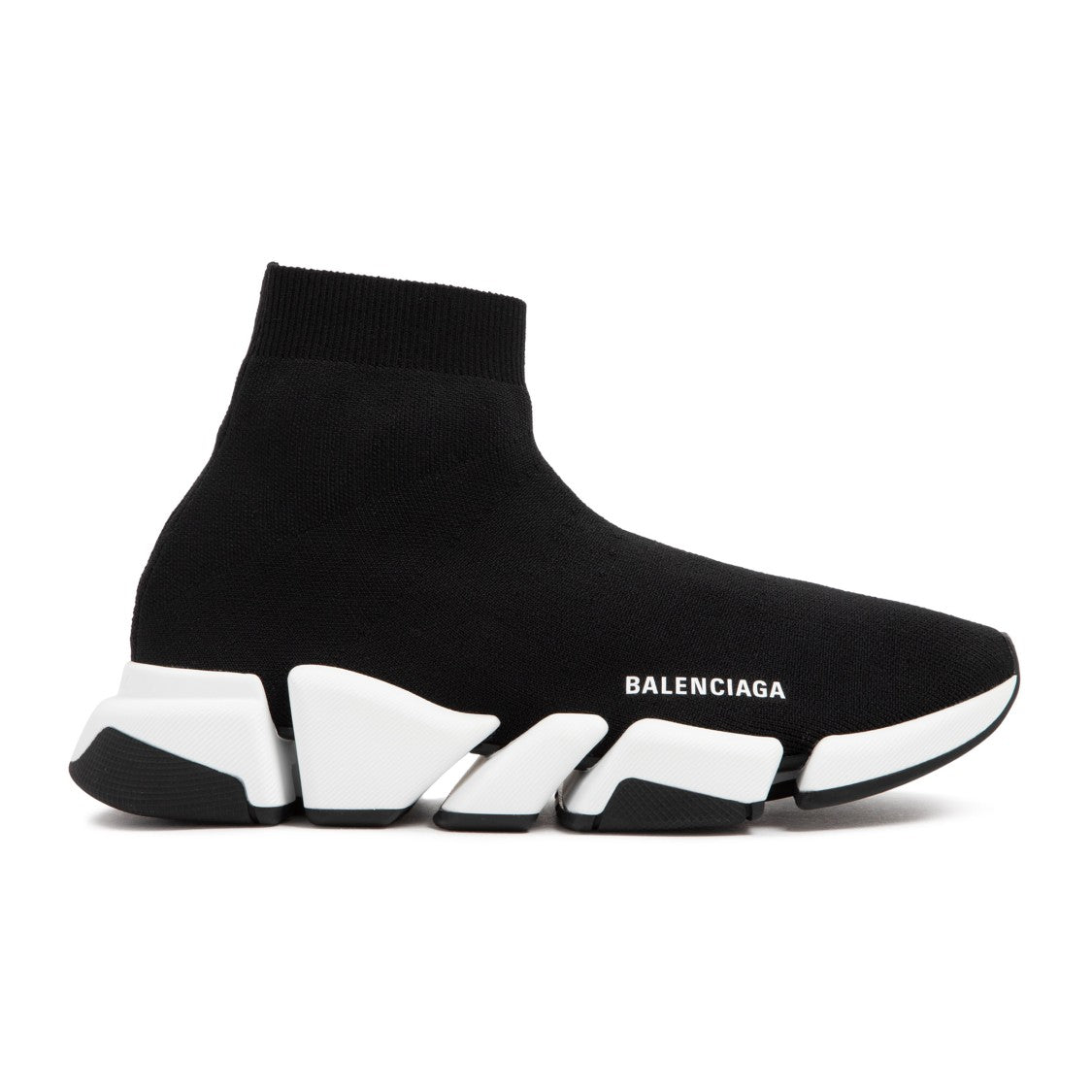 Balenciaga Black Technical 3D Recycled Knit Speed 2.0 Sneakers