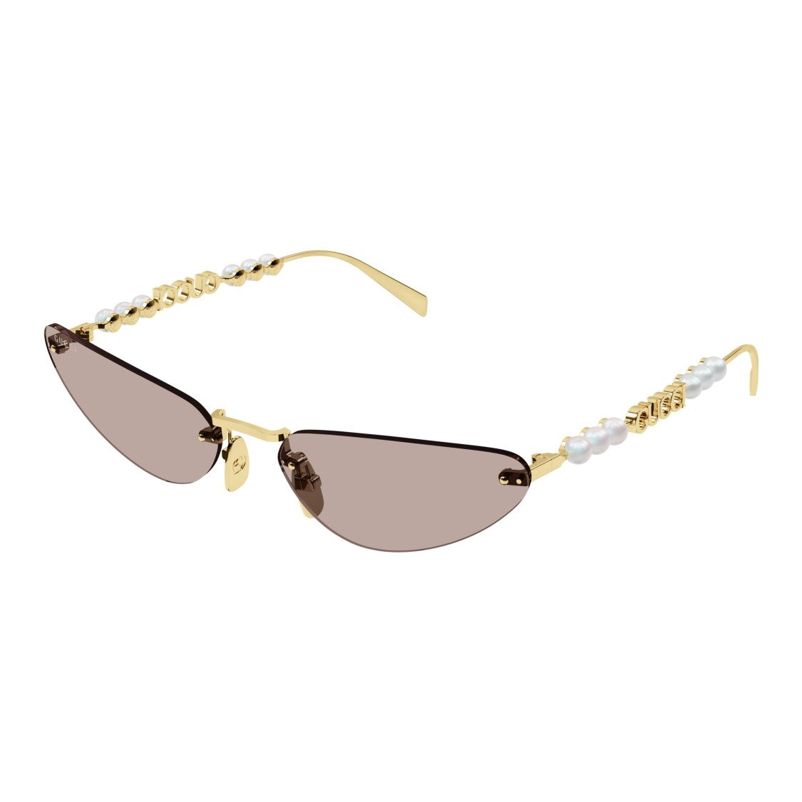 Gucci Gg1920s Rimless Cat-Eye Sunglasses