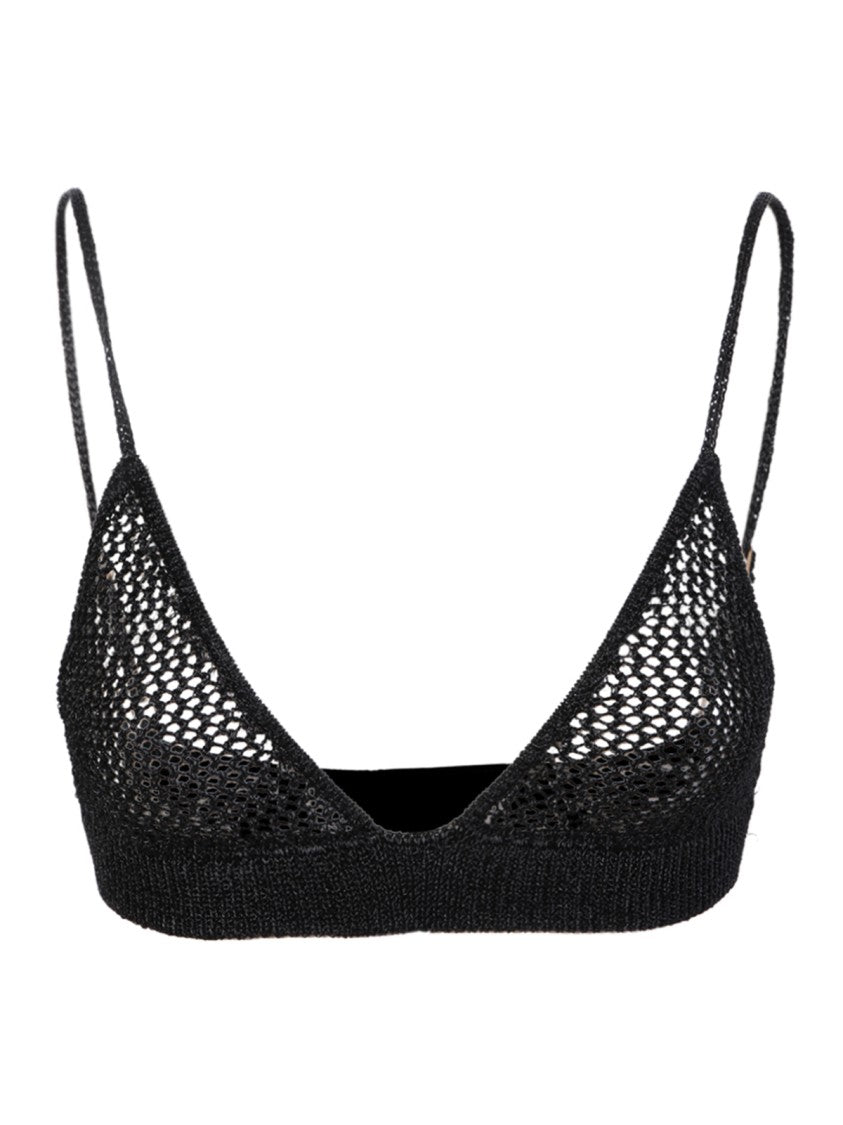 Dodo Bar Or Black Knitted Geddy Bra Top