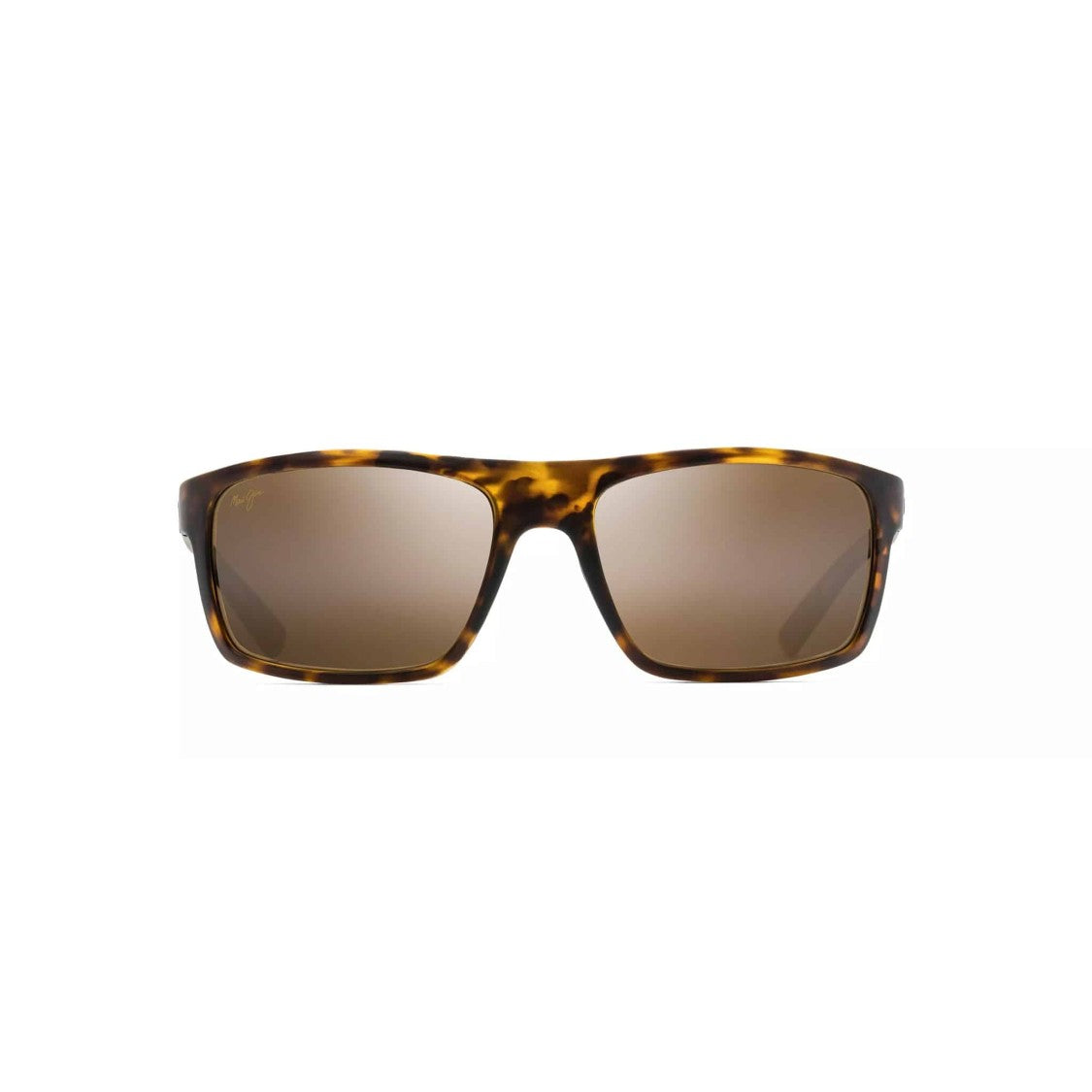 Maui Jim Byron Bay Rectangular Tortoiseshell Frame Sunglasses With Lightly Tinted Lenses