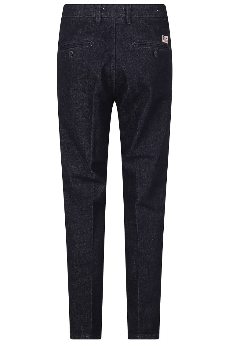 Roy Roger's Straight-Leg Dark Rinse Denim Jeans With Classic Five-Pocket Design