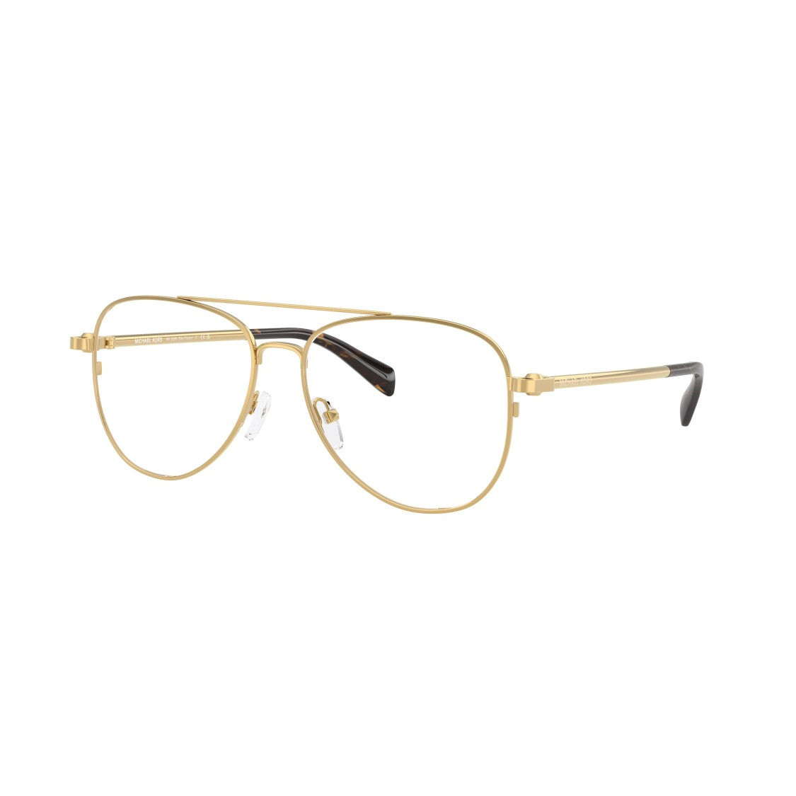 Michael Kors 0Mk3089 Aviator Sunglasses With Gold-Tone Frame And Tortoiseshell Tips