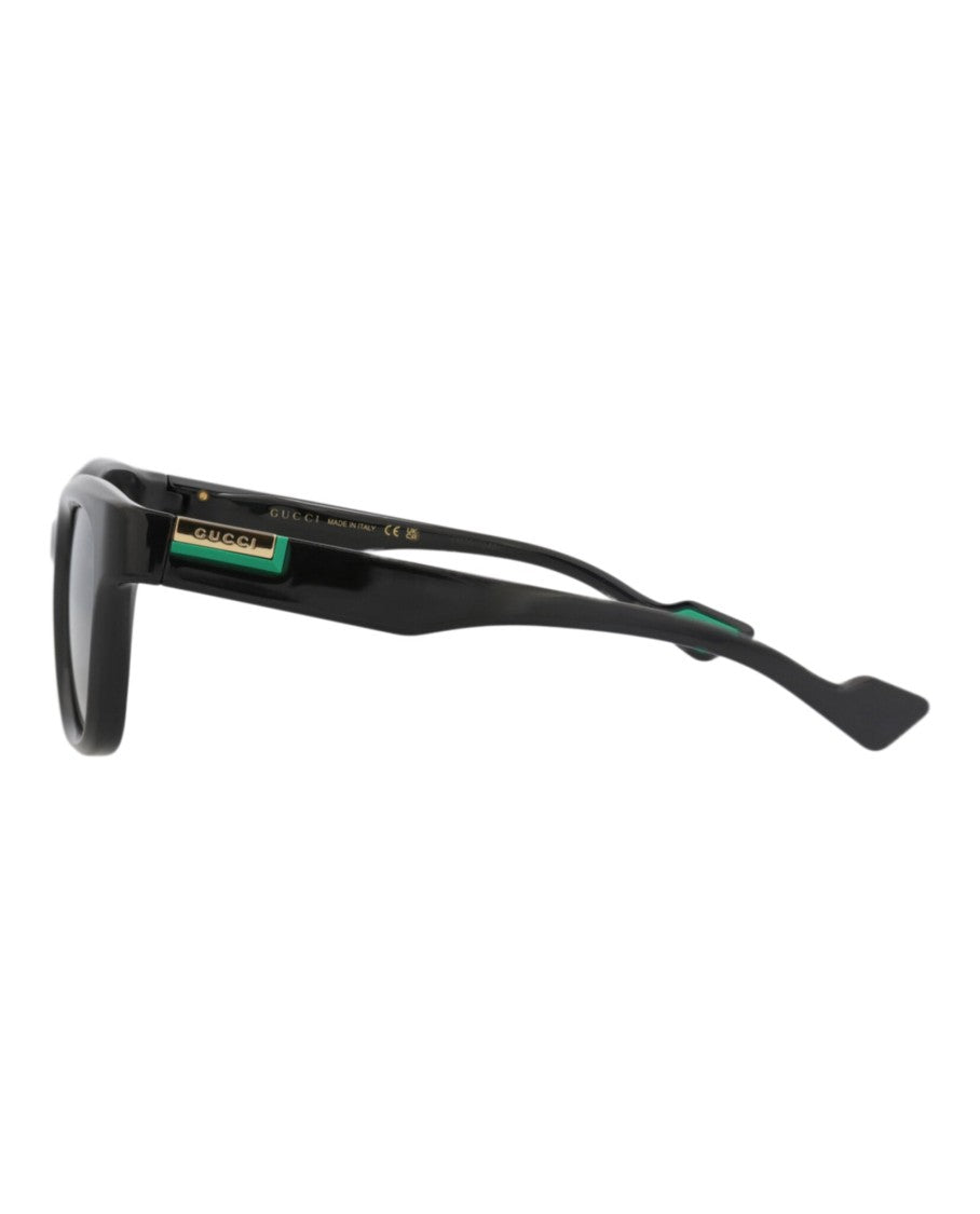 Gucci Square-Frame Injection Sunglasses