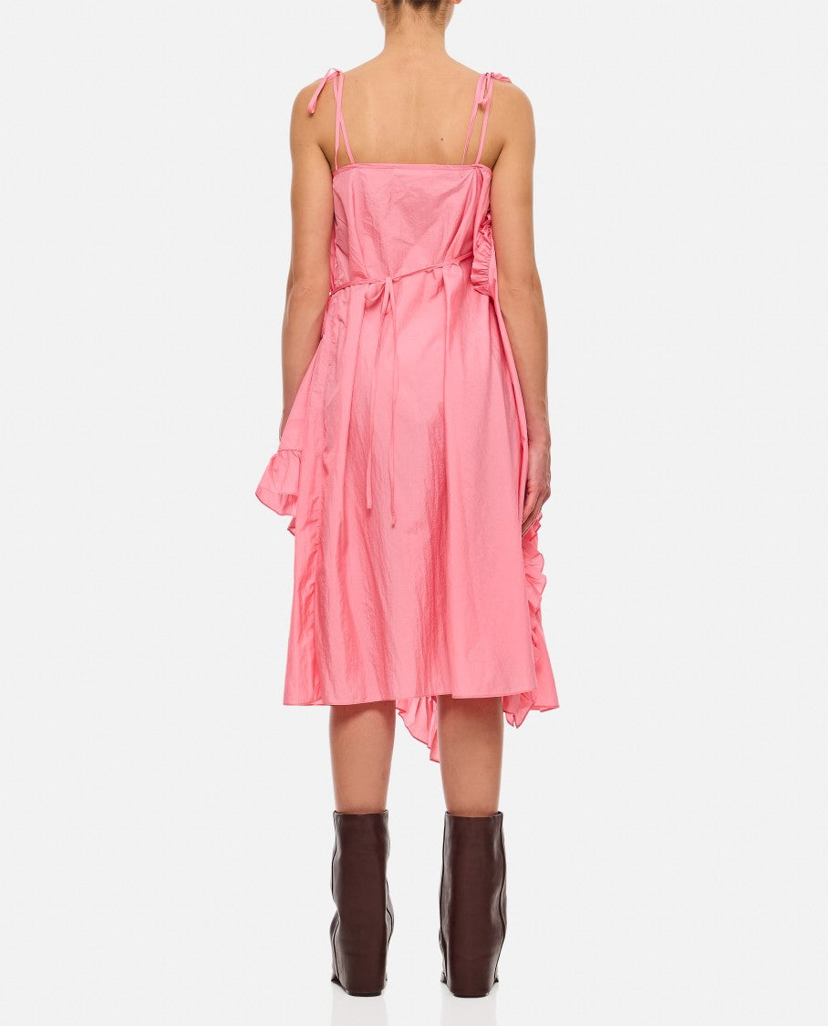 Cecilie Bahnsen Pink Amilia Midi Dress