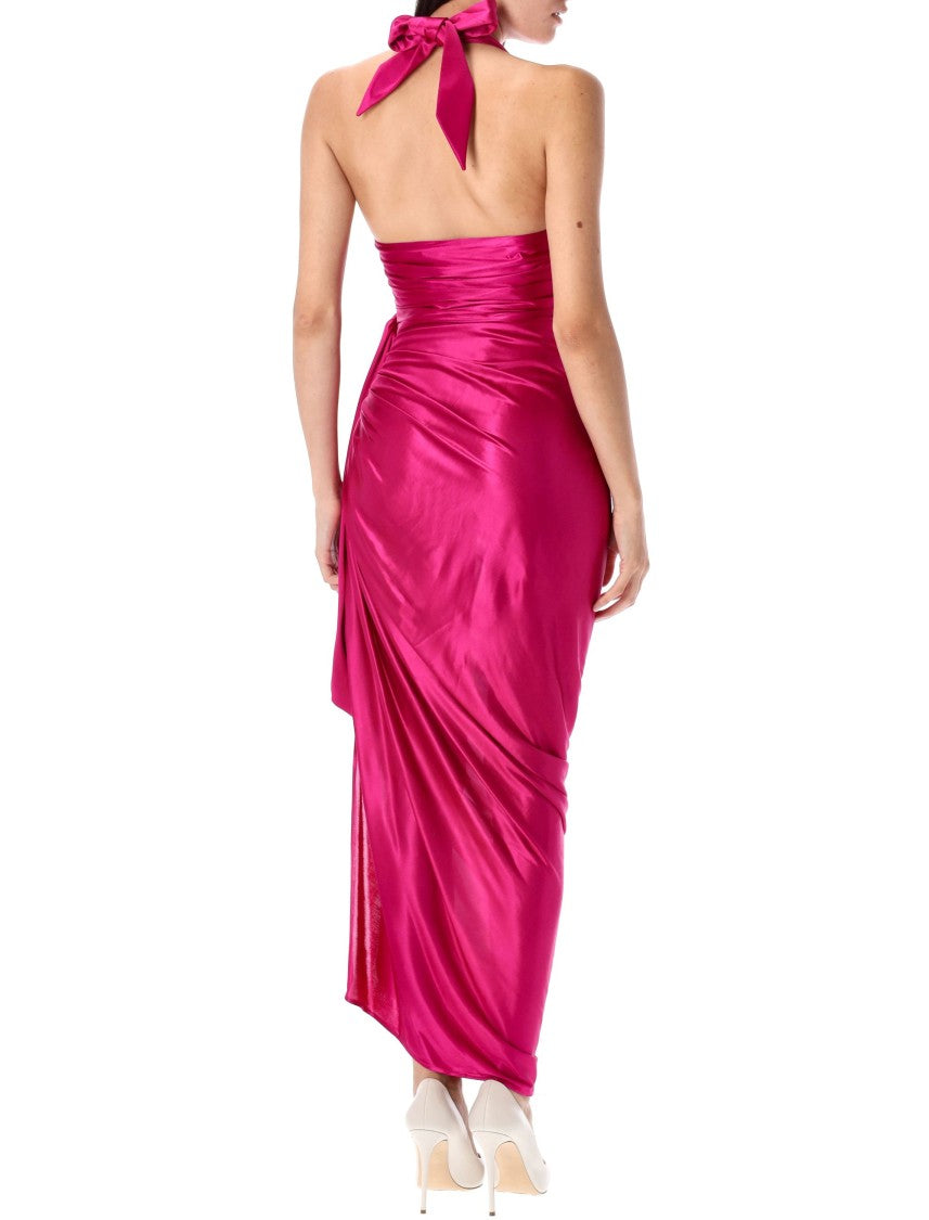 Balmain Draped Long Dress
