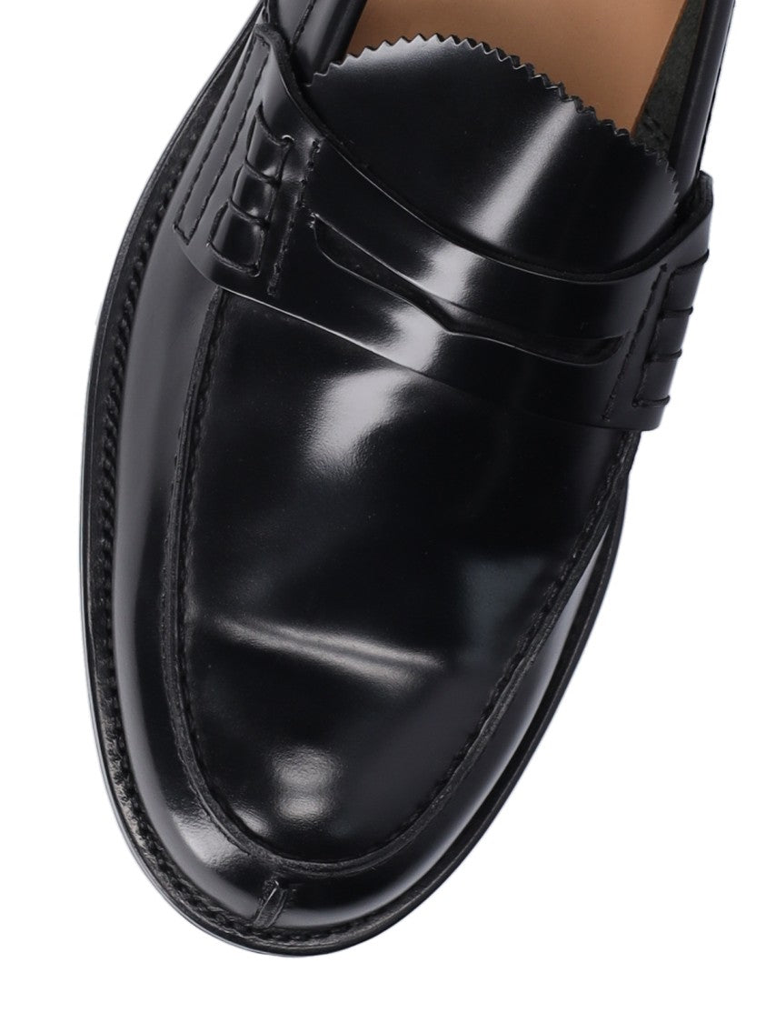 Church's Moccasins With Serrated Mask Detail And Leather Sole