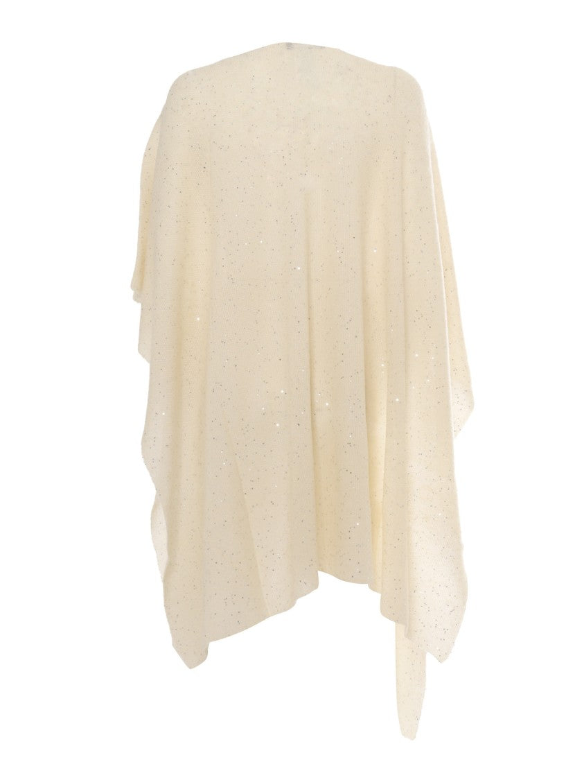 Fabiana Filippi Sequin Soft Mohair Open Cape