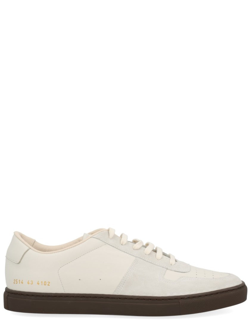 Common Projects Minimalist Low-Top Sneakers With Contrasting Sole