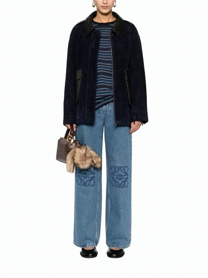 Loewe Wide-Leg Denim Pants With Classic Five-Pocket Design