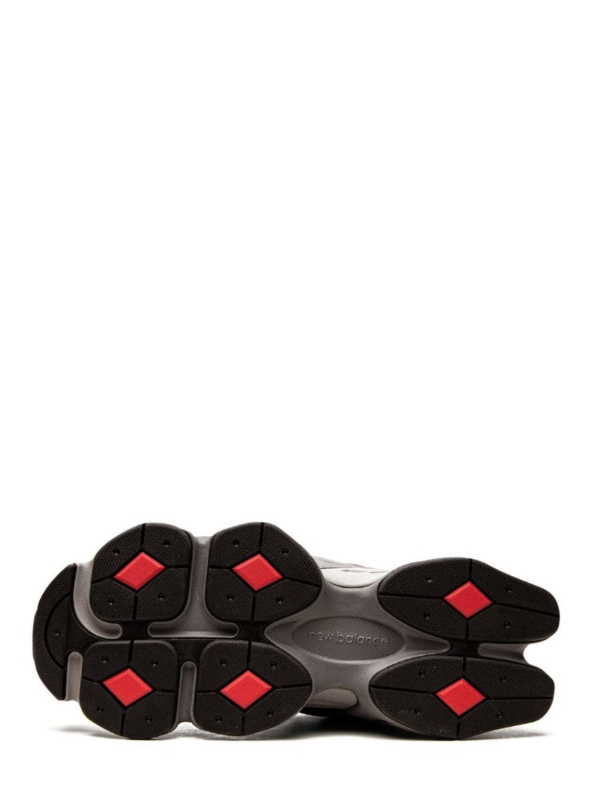 New Balance Black 9060 Suede-Blend Retro-Futuristic Sneakers