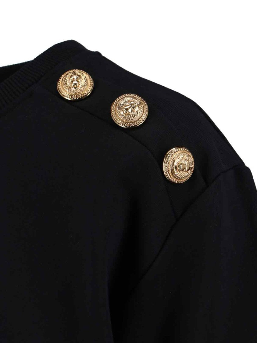 Balmain Crewneck Sweatshirt Black