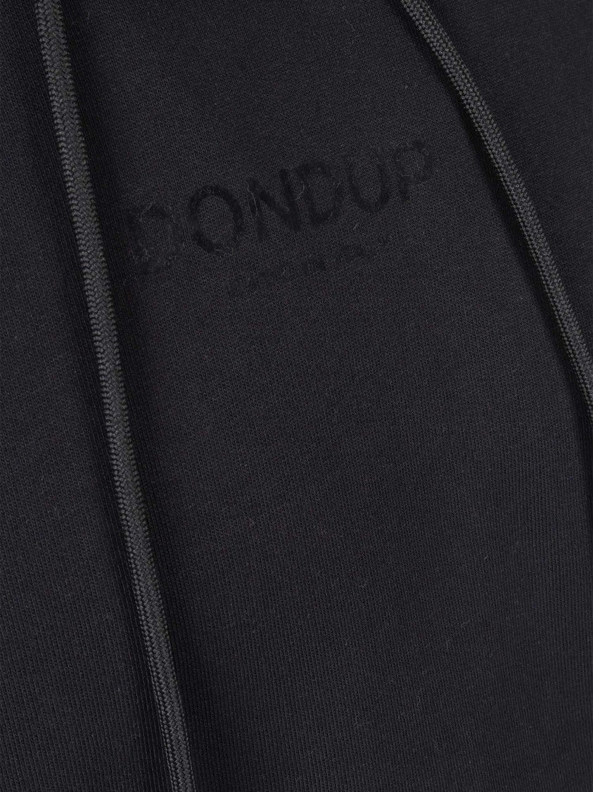 Dondup Cotton Pullover Hoodie With Adjustable Drawstring Hood