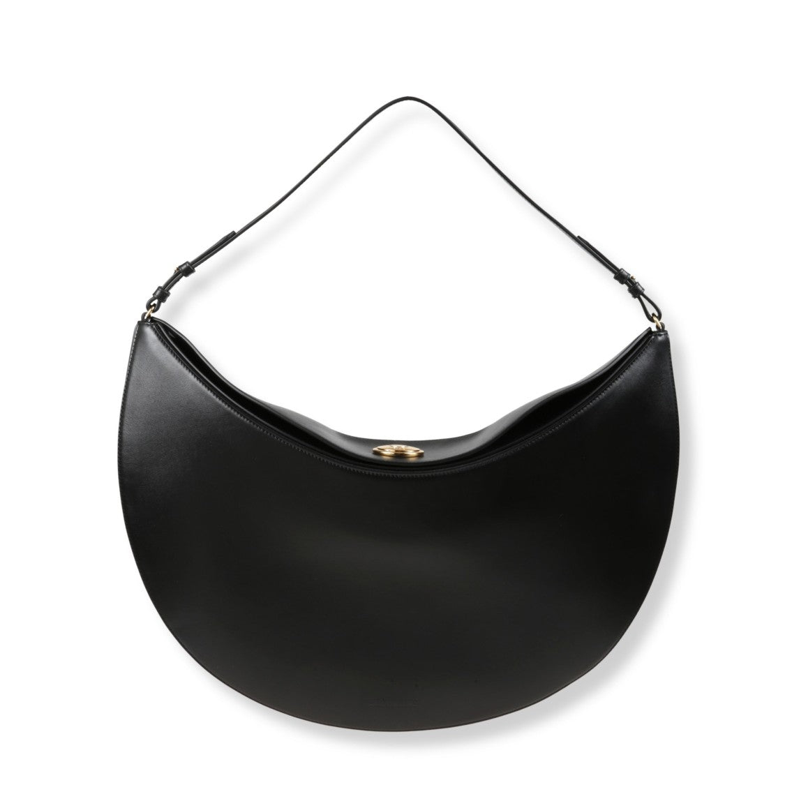 Jacquemus Ovalo Hobo Bag With Smooth Leather Finish