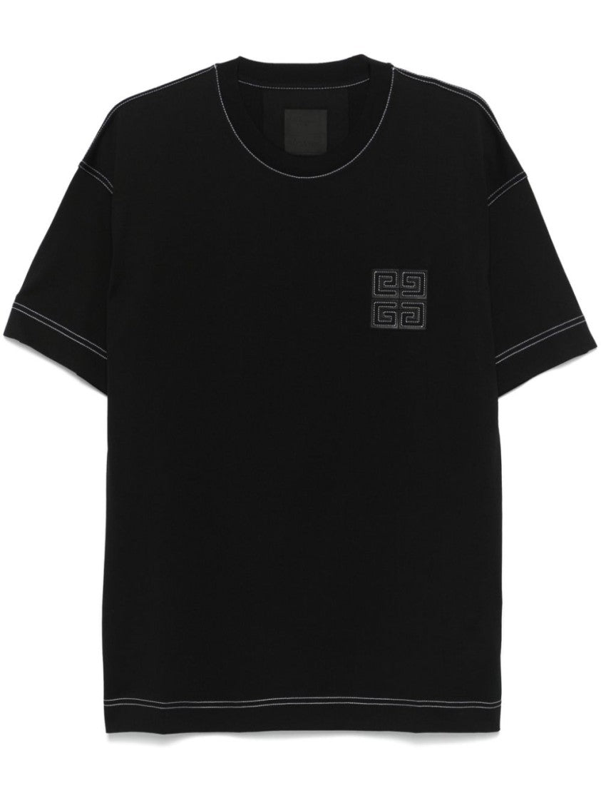 Givenchy Relaxed Fit Black Cotton T-Shirt