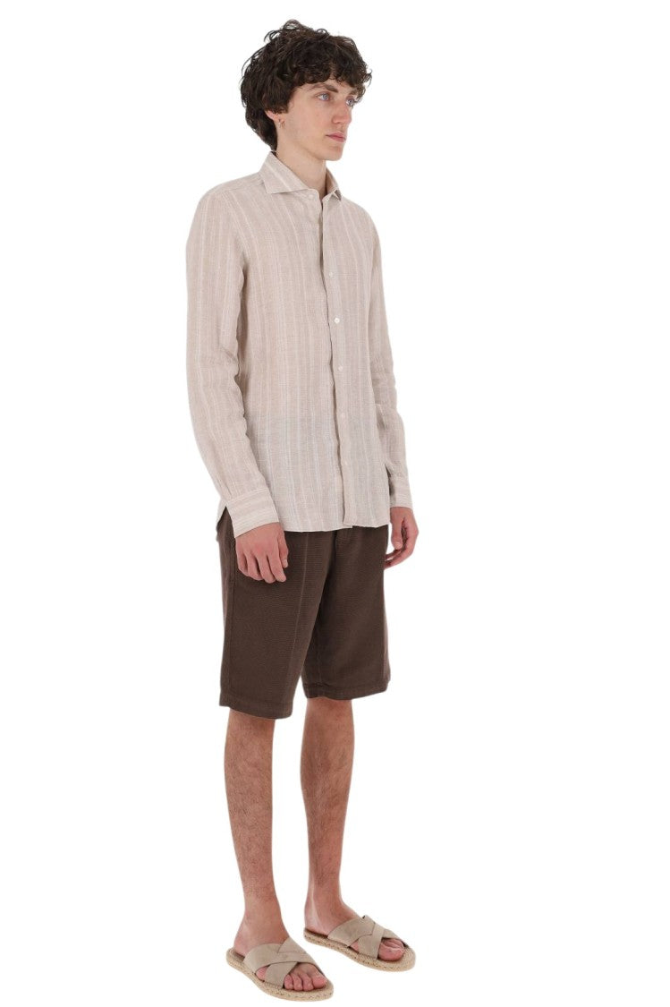 Barba Dandylife Woven Linen Shirt
