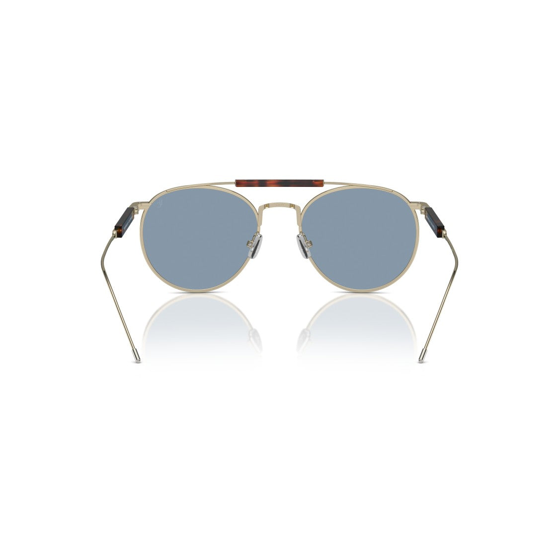 Brunello Cucinelli 0Bc2004st Round Titanium Sunglasses With Gold Finish