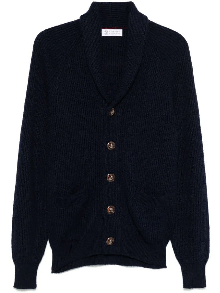 Brunello Cucinelli Textured Knit Cardigan