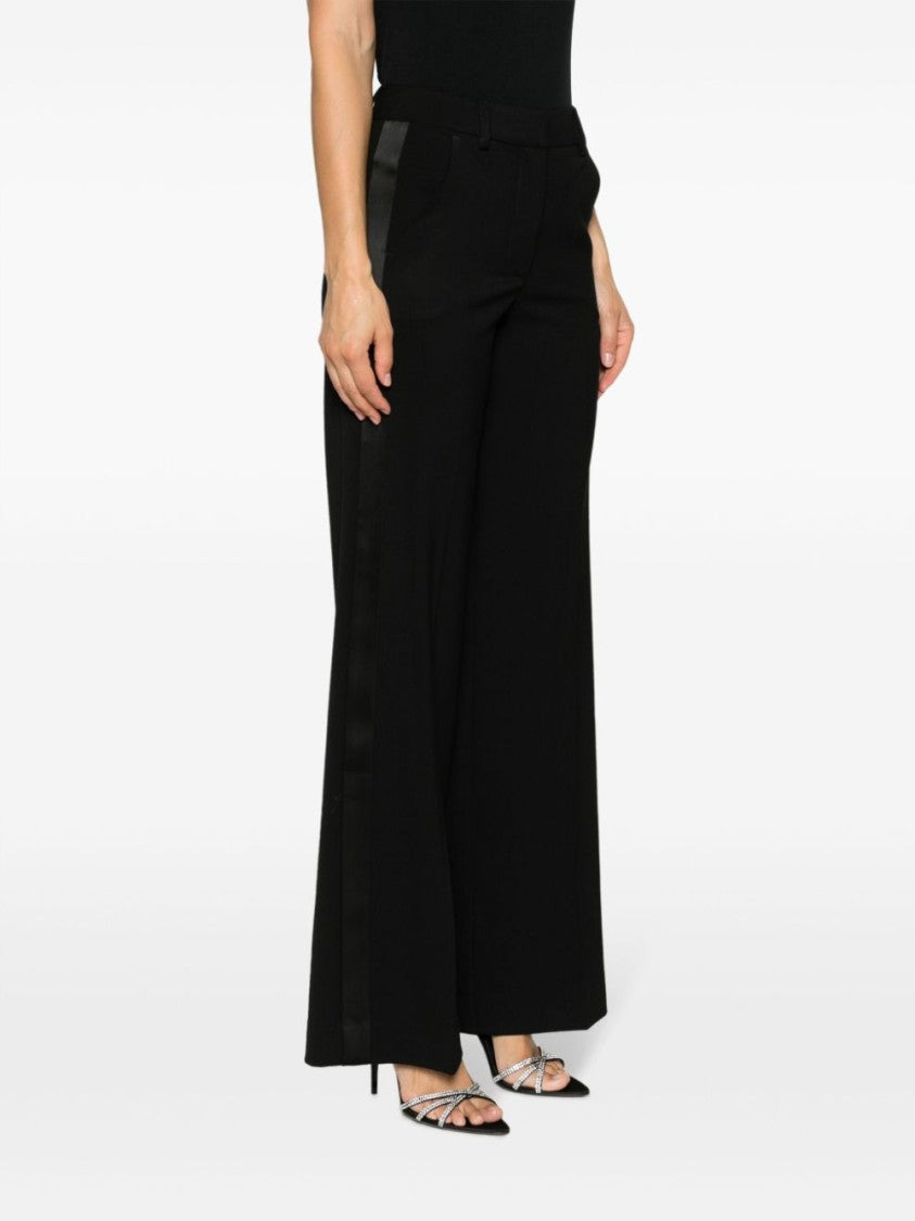 Parosh Black Virgin Wool Trousers