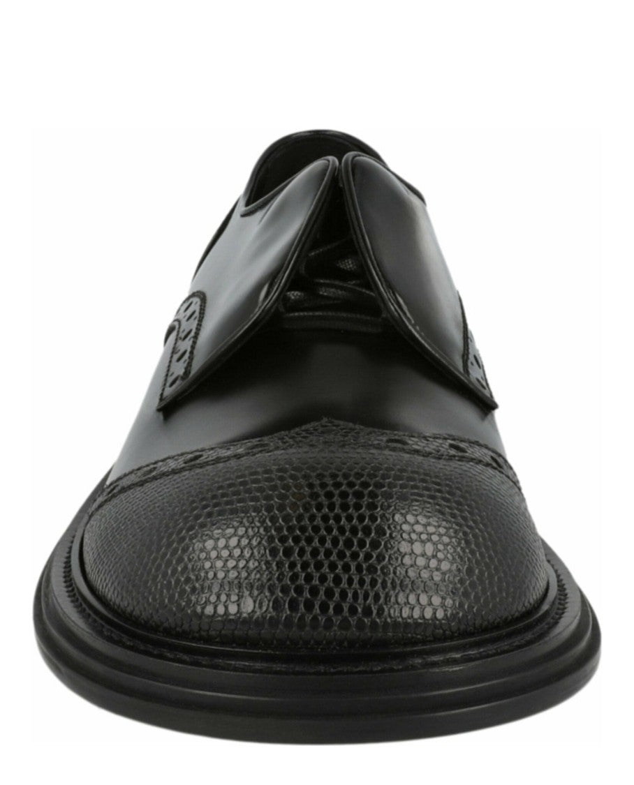 Ferragamo Festo Wing-Tip Leather Oxfords