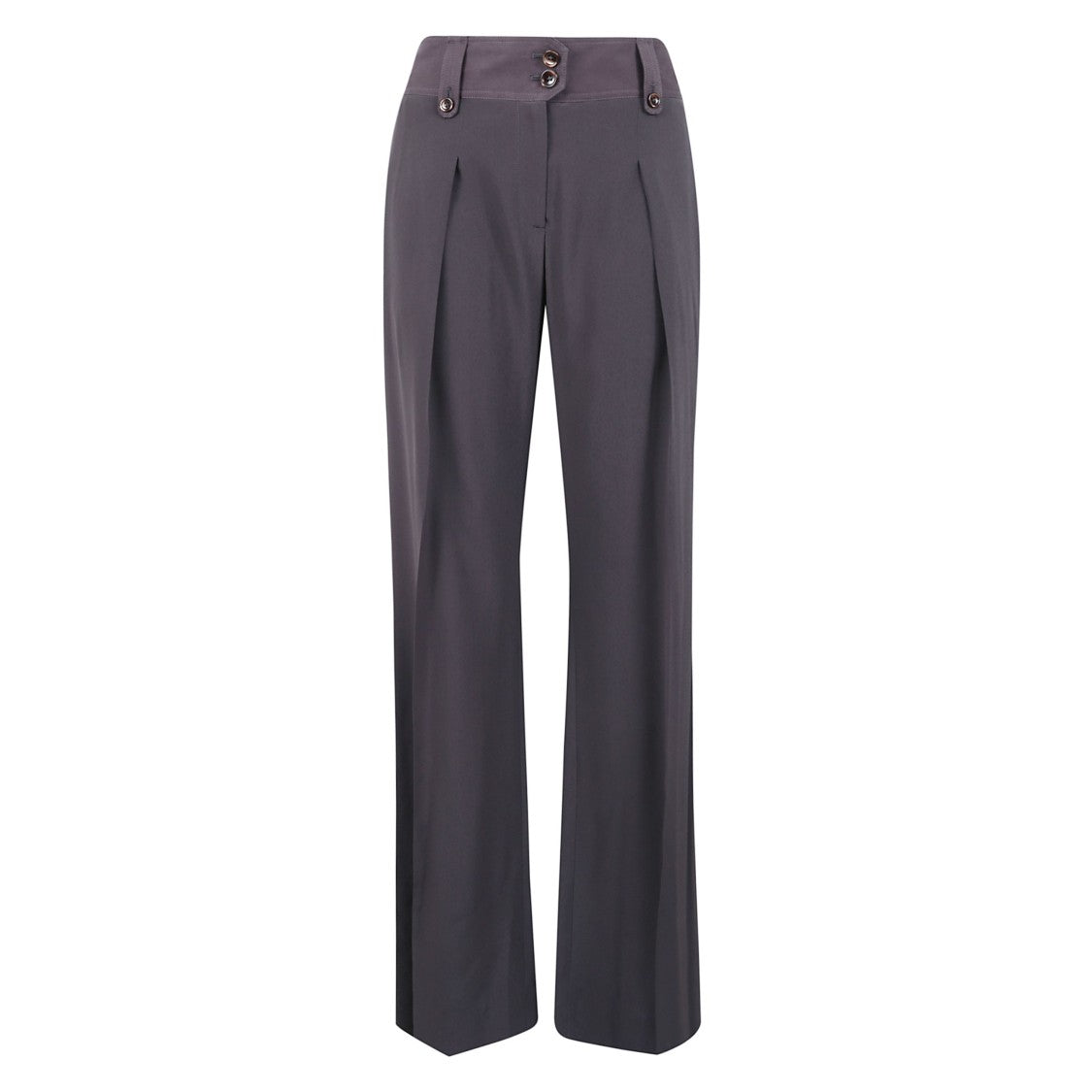 Tom Ford High-Waist Straight Pants With Pleats