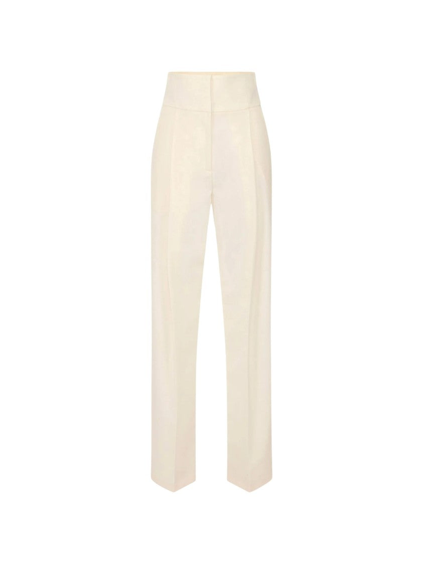 Elisabetta Franchi Polyester-Blend High Waistband Palazzo Wide-Leg Pants