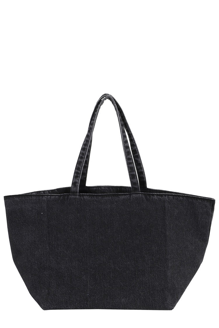 Alexander Wang Aged Denim Grey Punch Tote