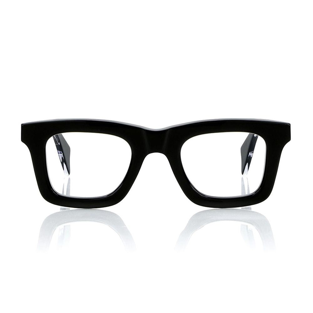 Monokol Concept Eyewear Mk308 Squared Satin Black Acetate Eyewear