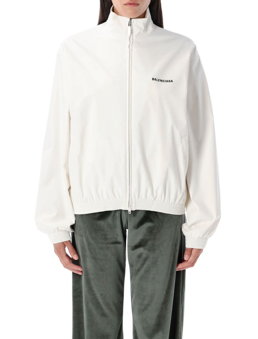Balenciaga Contemporary Track Jacket With Stand-Up Collar