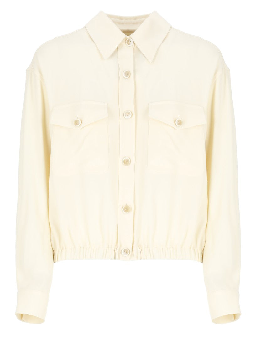 Fabiana Filippi Ivory Viscose Blazer