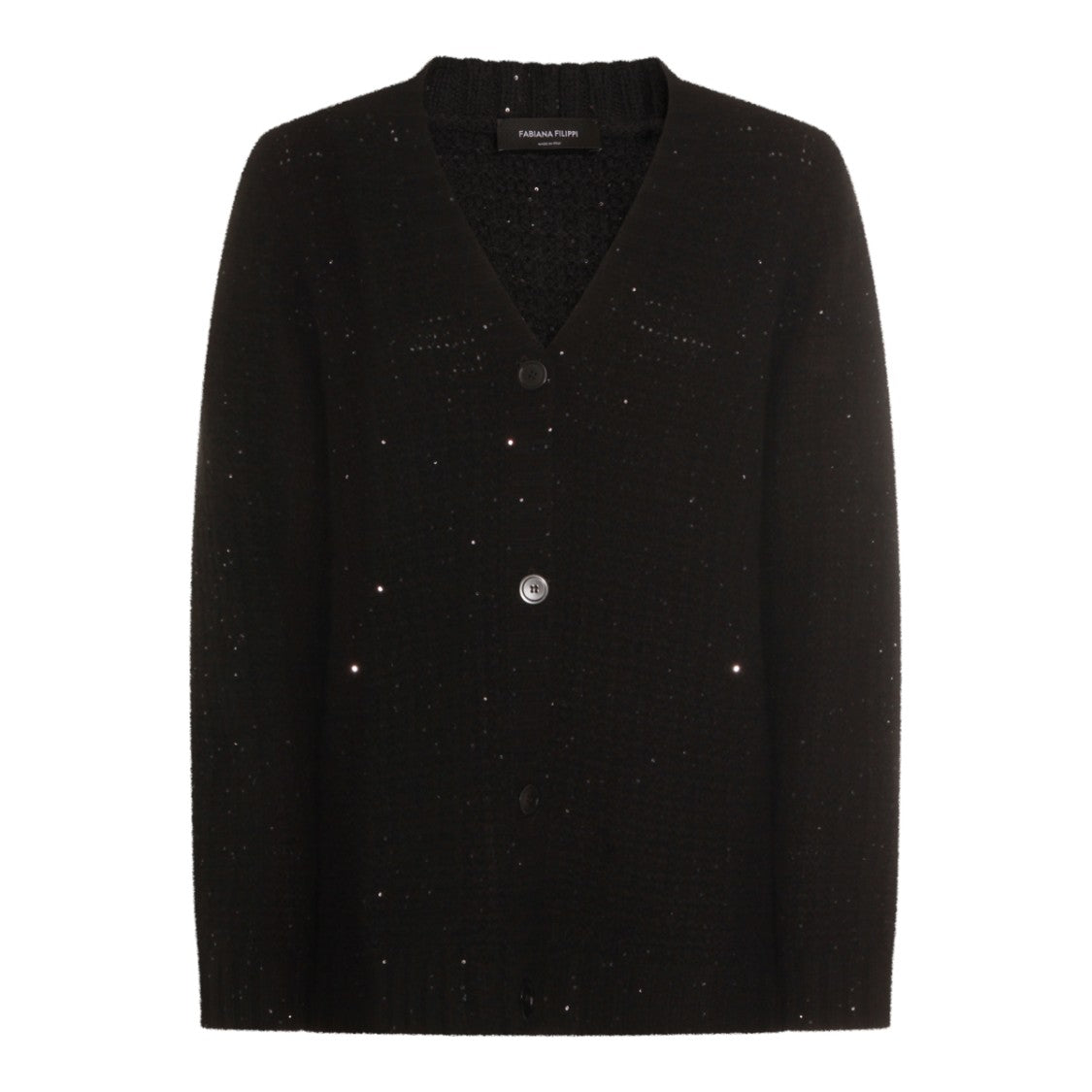 Fabiana Filippi Black Wool Knitwear