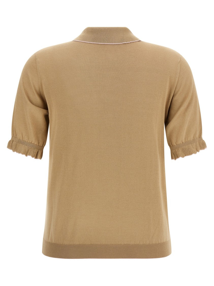 Fabiana Filippi Cotton Silk Polo Shirt