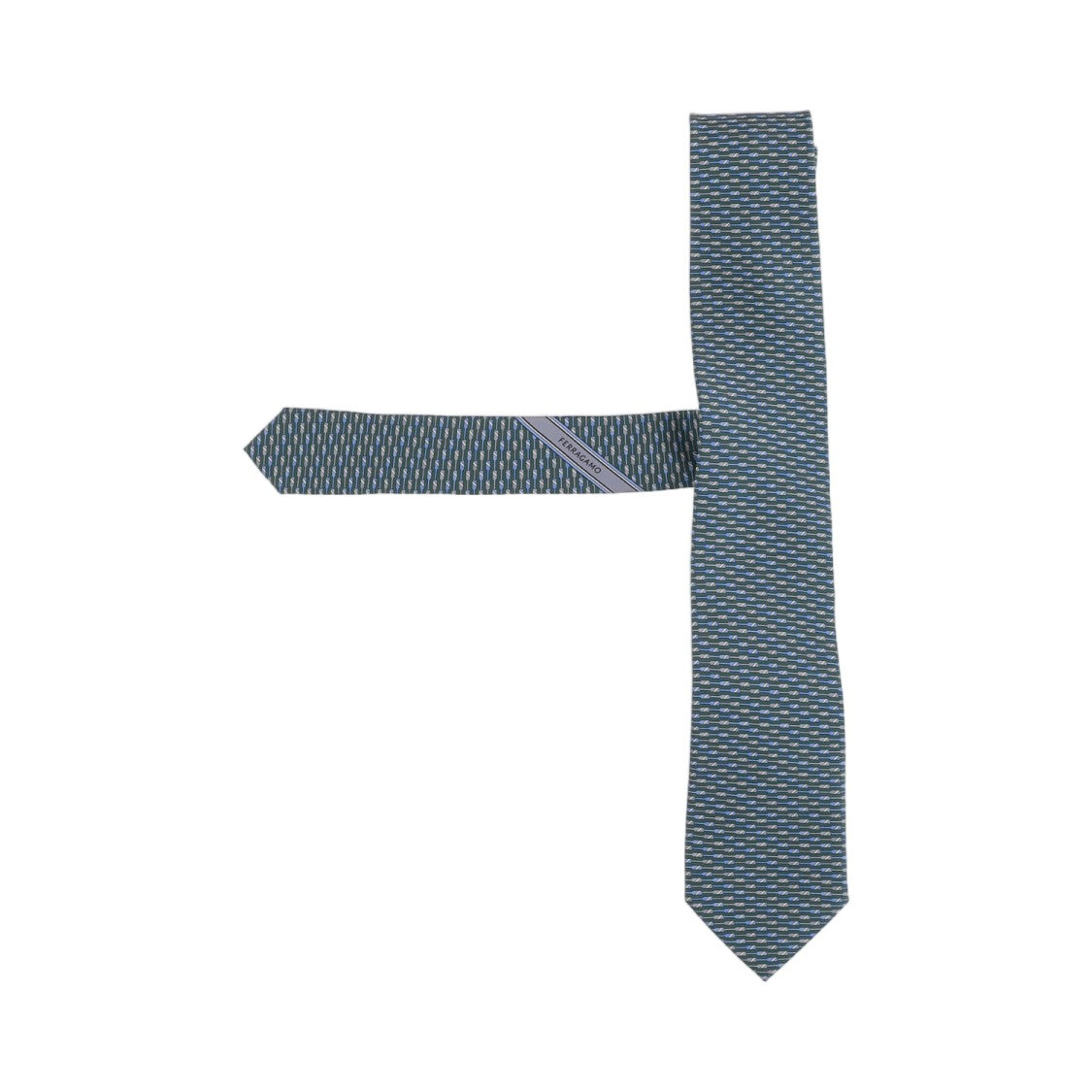 Salvatore Ferragamo Multi Patterned Silk Tie