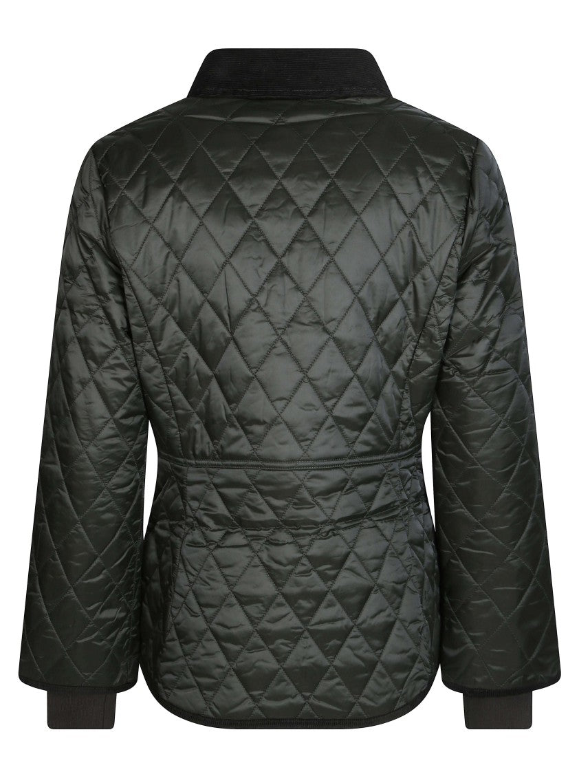 Barbour Fitted Beadnell Quilt Diamond-Pattern Jacket
