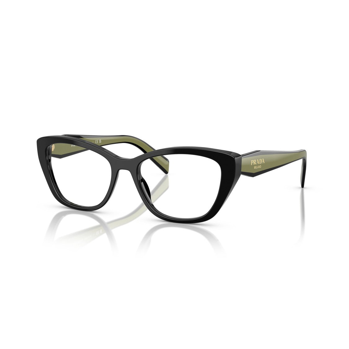 Prada 0Pr 19Wv Bold Cat-Eye Acetate Sunglasses
