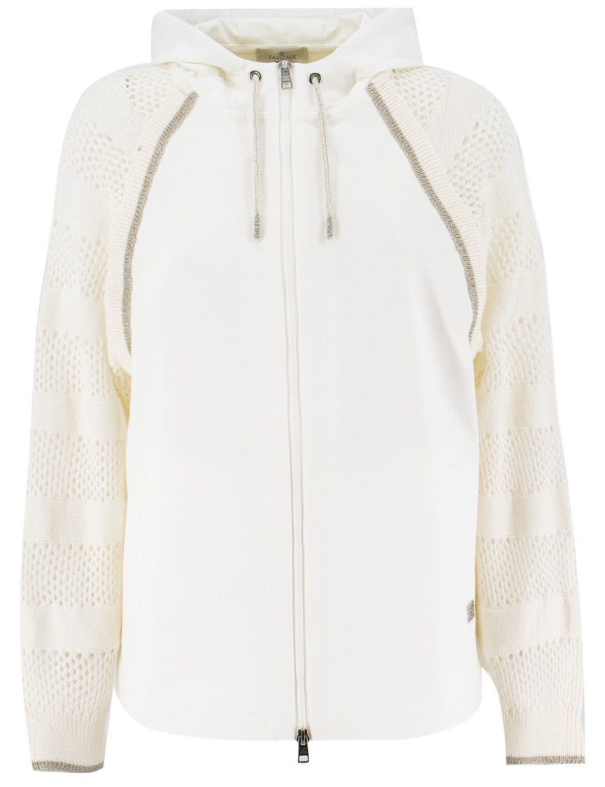 Panicale Cream Hooded Sweatshirt