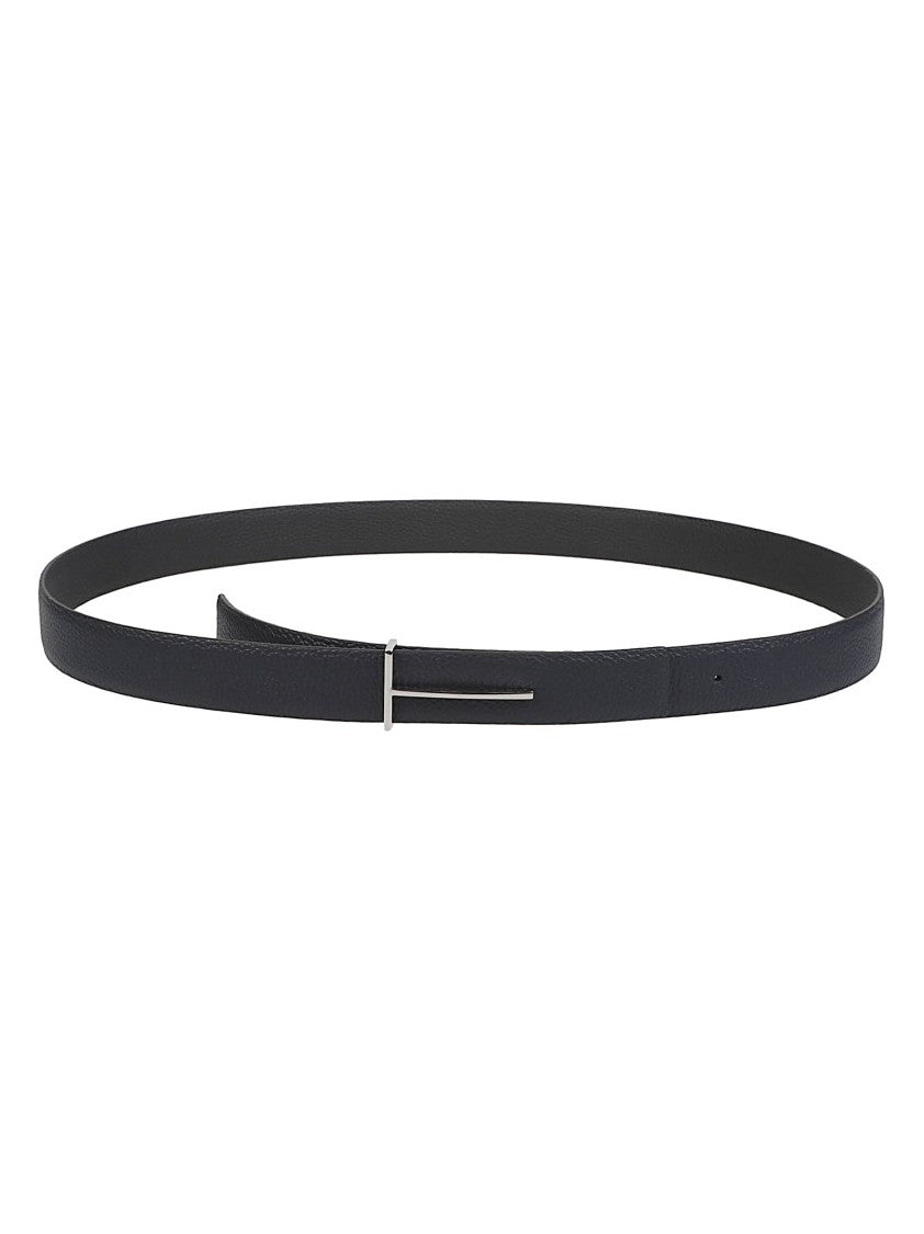 Tom Ford Slim T Reversible Calf Leather Belt