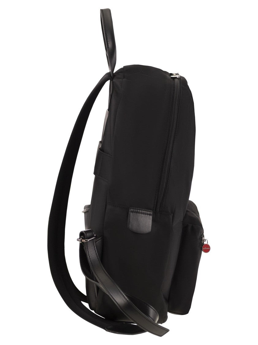 Kiton Technical Fabric Backpack With Logo