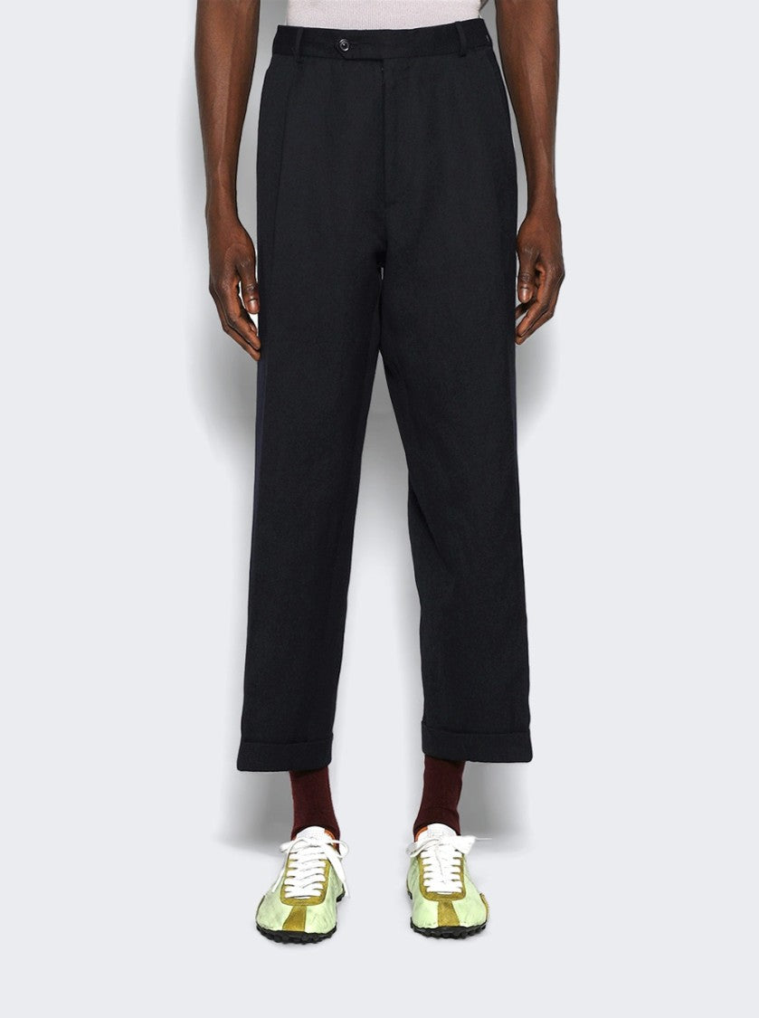 Maison Margiela High-Waisted Straight-Leg Pants With Tailored Detailing