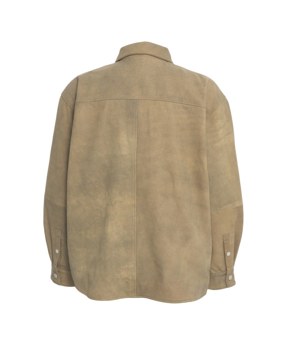 Won Hundred Zayne' Suede Overshirt