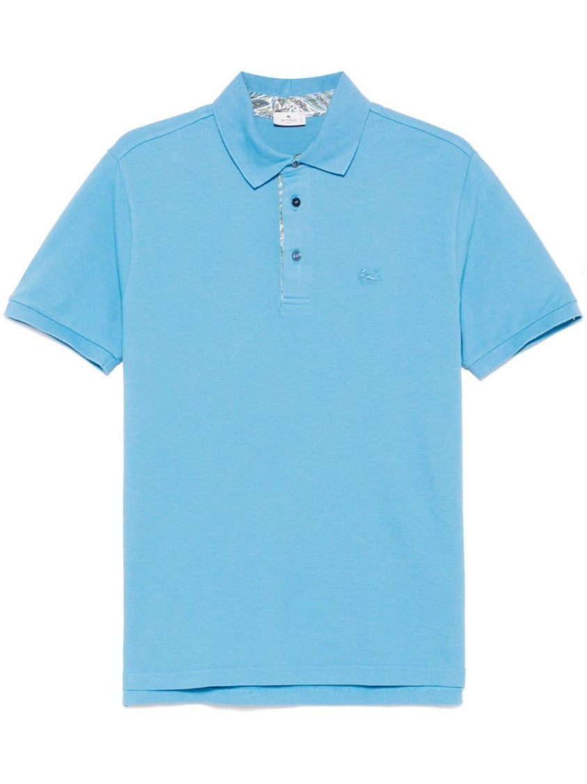 Etro Light Blue Polo Shirt