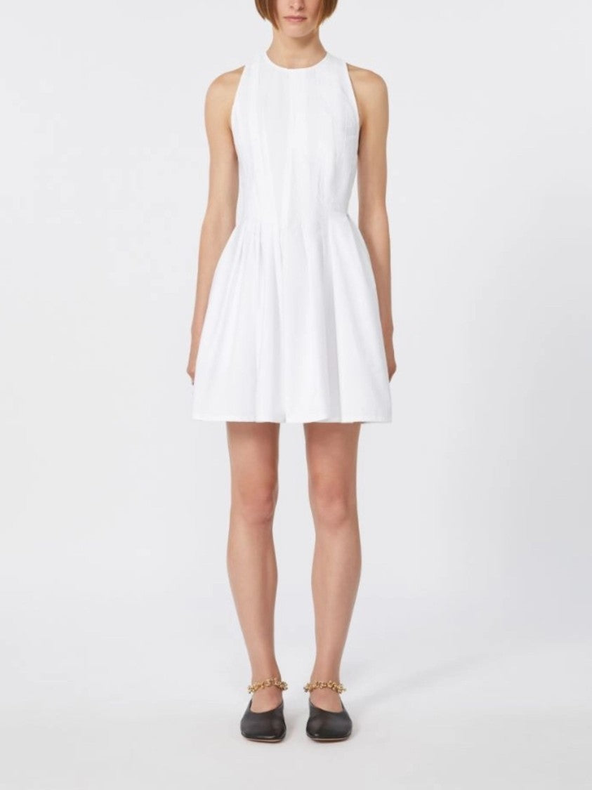 Sportmax Black Racerback Cut Flared Mini Dress