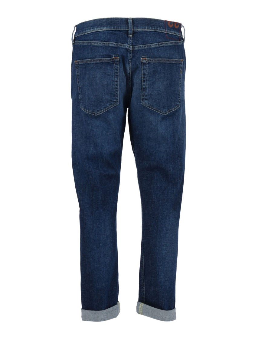 Dondup Slim Fit Tailored Pants With Classic Design And Subtle Stretch