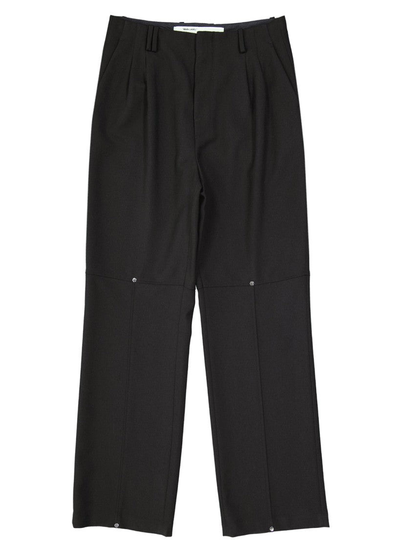 Off-White Black Cotton Pants