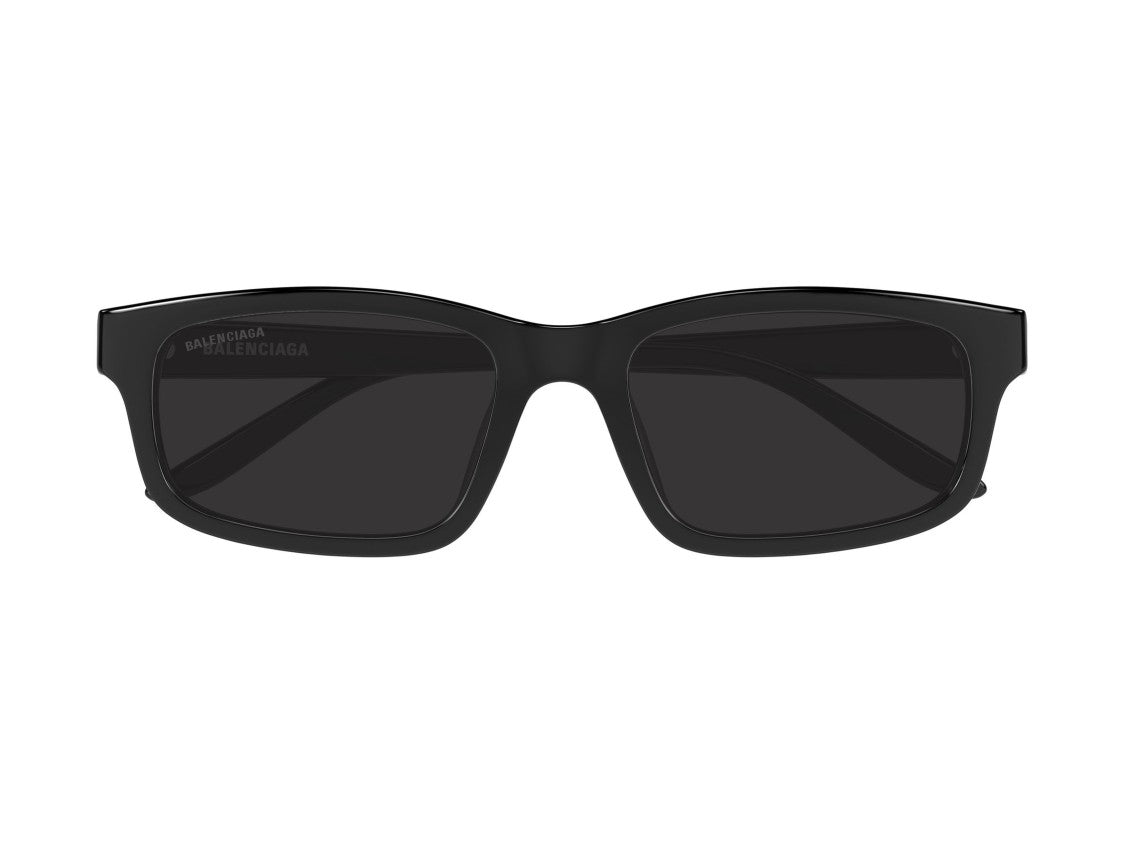 Balenciaga Bb0528sk Black Oversized Square Acetate Sunglasses