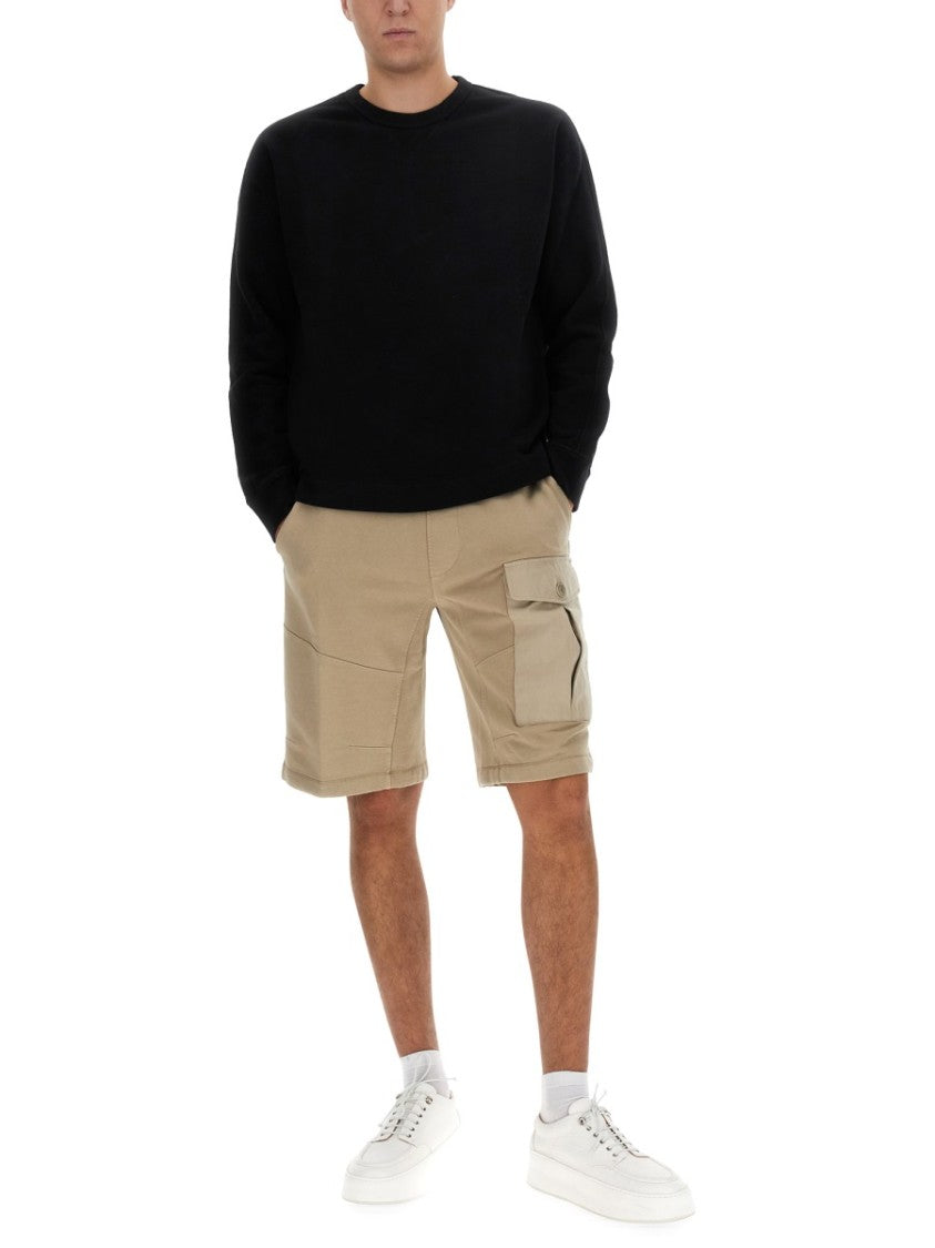 Ten C Black Regular Fit Sweatshirt