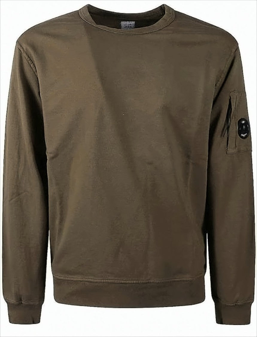 C.P. Company Long-Sleeve Crewneck Sweatshirt With Minimalist Design