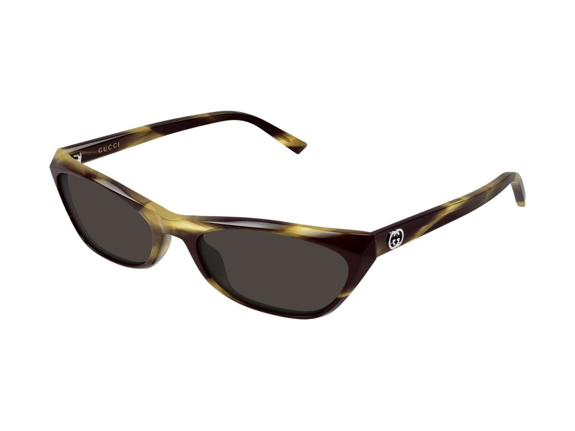 Gucci Tortoiseshell Gg2203s Bold Cat-Eye Sunglasses